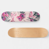 Flamingo Hibiscus Oerwoud Siesta #2 #tropical Persoonlijk Skateboard (Horizontaal)