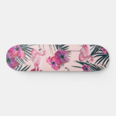 Flamingo Hibiscus Oerwoud Siesta #2 #tropical Persoonlijk Skateboard (Horizontaal)