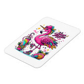 Flamingo hiphop magneet (Linkerzijde)