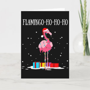 Flamingo Ho Ho Ho Nk Kerstboom Lichtjes Ketting X Kaart