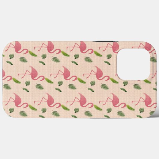 Flamingo Hoesje-Mate iPhone case (Achterkant (horizontaal))