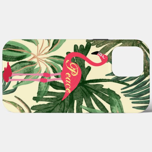 Flamingo Hoesje-Mate iPhone case (Achterkant (horizontaal))