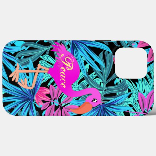 Flamingo Hoesje-Mate iPhone case (Achterkant (horizontaal))