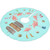 Flamingo Holiday Adventures Kerstboom Rok (Gekanteld)