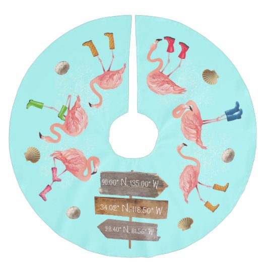 Flamingo Holiday Adventures Kerstboom Rok (Voorkant)