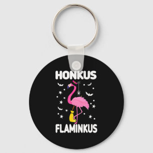 Flamingo   Honkus Flaminkus Halloween Flamingoo Sleutelhanger