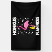 Flamingo | Honkus Flaminkus Halloween Flamingoo Spandoek (Verticaal)