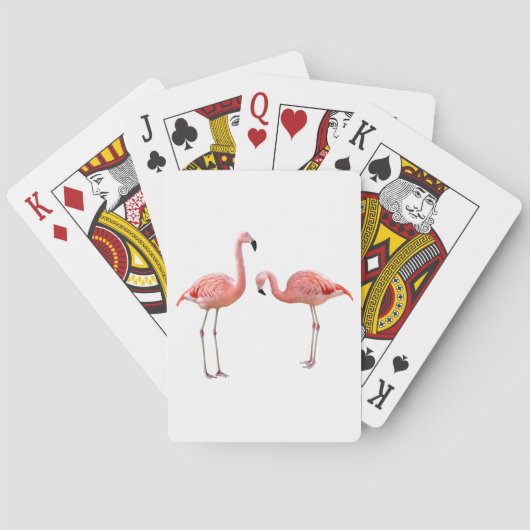 “flamingo” hoogwaardig product pokerkaarten (Achterkant)