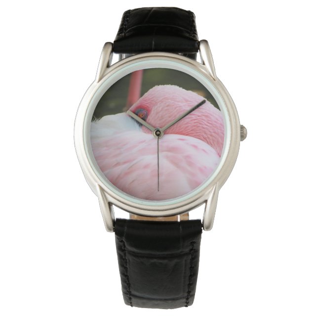 Flamingo Horloge (Voorkant)