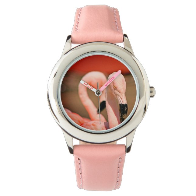 Flamingo Horloge (Voorkant)