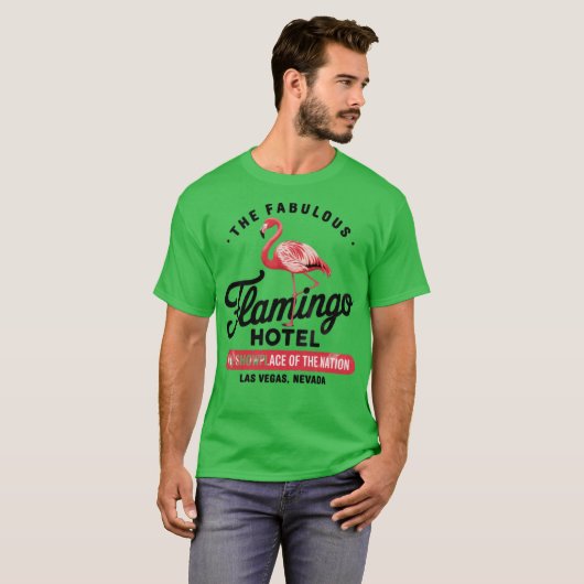 Flamingo Hotel (2) T-shirt (Voorkant volledig)