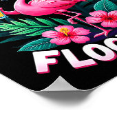 Flamingo Humor Quote Flamingo Lover Whup Flockers  Poster (Hoek)