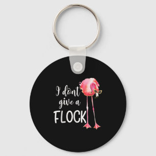 Flamingo Ik geef geen kudde Grappige vakantie NK F Sleutelhanger