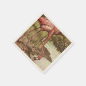 Flamingo  illustratie servet (Hoek)
