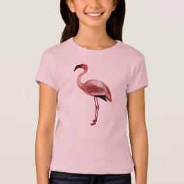 Flamingo  illustratie t-shirt