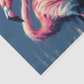 Flamingo Impressionisme Schilderij Decoupage Tissuepapier (Detail)