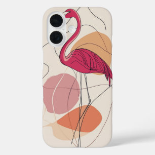 Flamingo in bloei iPhone 16 hoesje