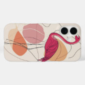 Flamingo in bloei Case-Mate iPhone case (Achterkant (horizontaal))