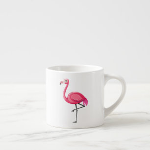 Flamingo in Cartoonstijl-23654 Espresso Kop