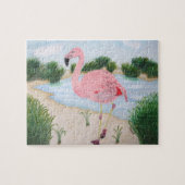 Flamingo in de Marsh Puzzle Legpuzzel (Horizontaal)