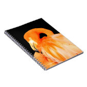 Flamingo in de zomer van de zon notitieboek (Rechterzijde)