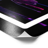 Flamingo in een meer 63852 foto afdruk (Hoek)