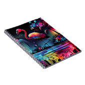 Flamingo in een meer 63852 notitieboek (Rechterzijde)