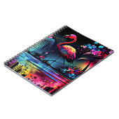 Flamingo in een meer 63852 notitieboek (Linkerzijde)