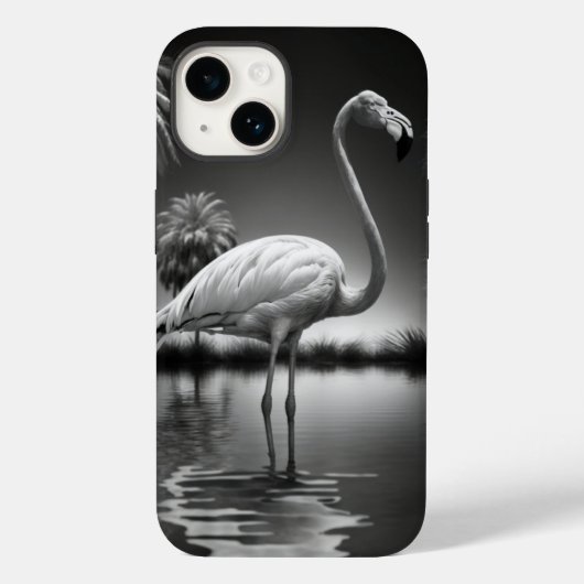 Flamingo in een pool Case-Mate iPhone case (Achterkant)