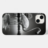 Flamingo in een pool Case-Mate iPhone case (Achterkant (horizontaal))