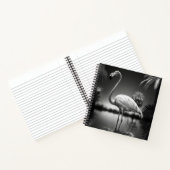 Flamingo in een pool notitieboek (Binnen)