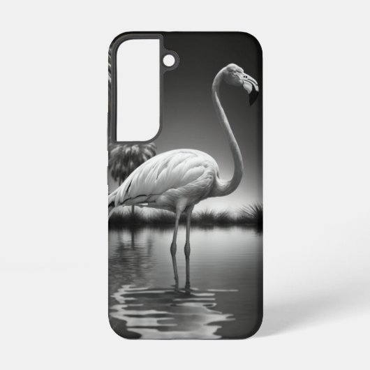 Flamingo in een pool samsung galaxy hoesje (Achterkant)