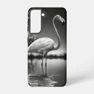 Flamingo in een pool samsung galaxy hoesje