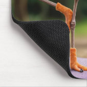 Flamingo in een yoga houding muismat (Hoek)