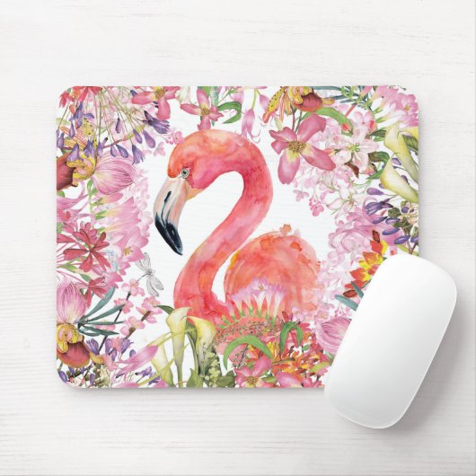 Flamingo in het Bloem Oerwoud - het Patroon van de Muismat (Met muis)