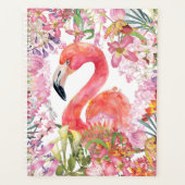 Flamingo in het Bloem Oerwoud - het Patroon van de Planner (Voorkant)