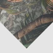 Flamingo in het Oerwoud Decoupage Tissuepapier (Detail)