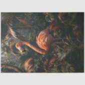 Flamingo in het Oerwoud Decoupage Tissuepapier (Voorkant)