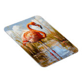 Flamingo in het wild magneet (Rechterzijde)