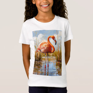 Flamingo in het wild t-shirt