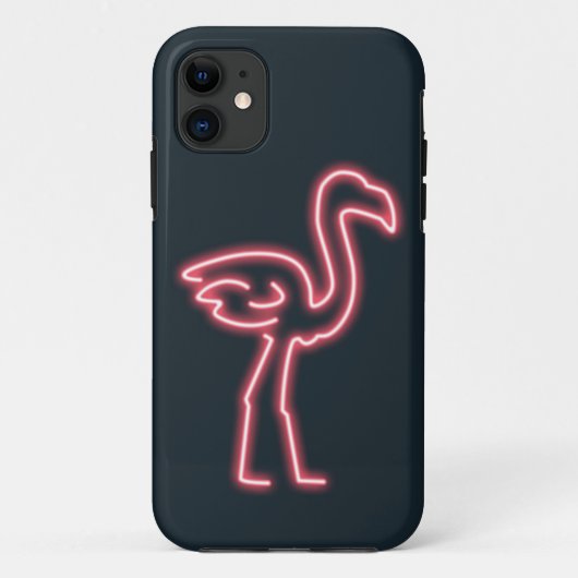 Flamingo in Neon Pink Case-Mate iPhone Case (Achterkant)