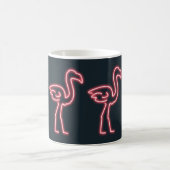 Flamingo in Neon Pink Koffiemok (Center)