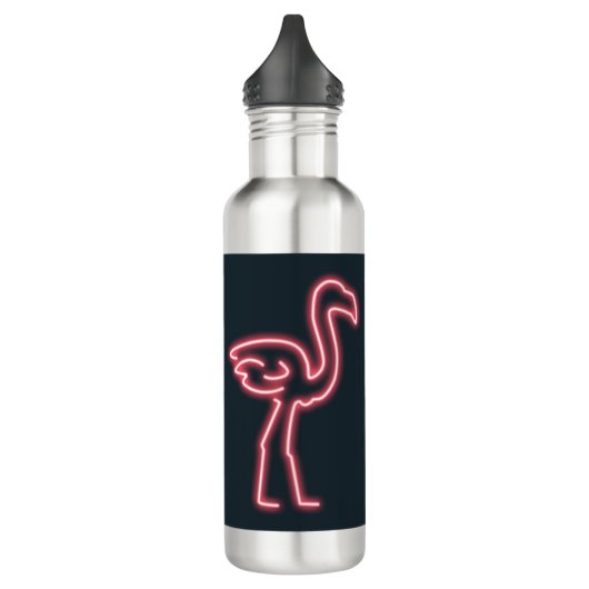 Flamingo in Neon Pink Waterfles (Links)