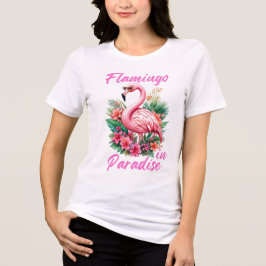 Flamingo in Paradijs Tri-Blend T-shirt