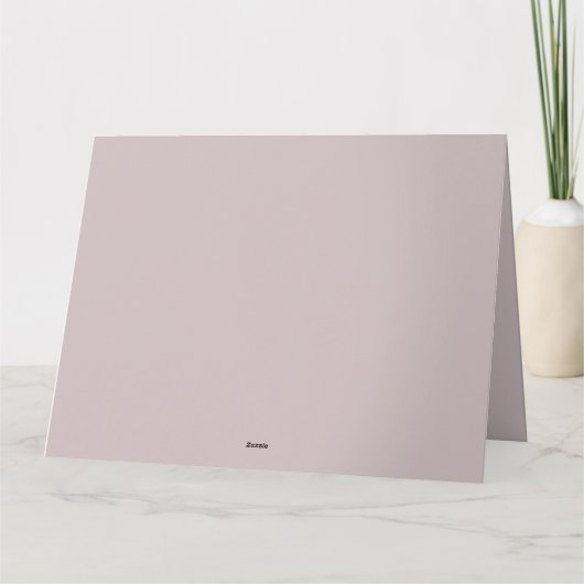 Flamingo in Pastel Pond Floral Scene Bedankkaart (Achterkant)