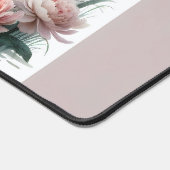 Flamingo in Pastel Pond Floral Scene Bureaumat (Hoek)