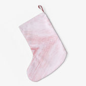 Flamingo in Santa Hat aangepaste kerstkous Kleine Kerstsok (Achterkant (Hangend))