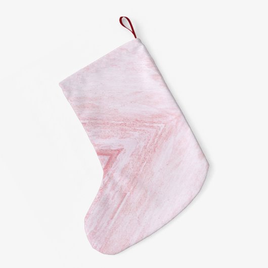 Flamingo in Santa Hat aangepaste kerstkous Kleine Kerstsok (Achterkant (Hangend))