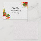 Flamingo in Summer Notitiekaartje (Voorkant / Achterkant)