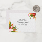 Flamingo in Summer Notitiekaartje (Voorkant / Achterkant in situ)